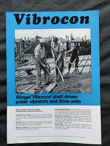 Winget vibrocon shaft driven - shaft,