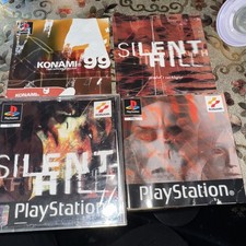 PS1 Silent Hill (PAL) – Black Label – Complete with Manual & Inserts – VGC Disc 