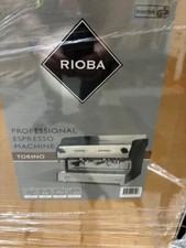 RIOBA “Torino” Commercial Double Group Coffee Machine Porter Filters Single Phas