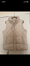 Women's Beige Padded Gilet