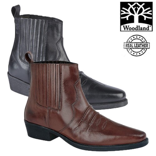 Mens woodland cowboy boots - woodland,