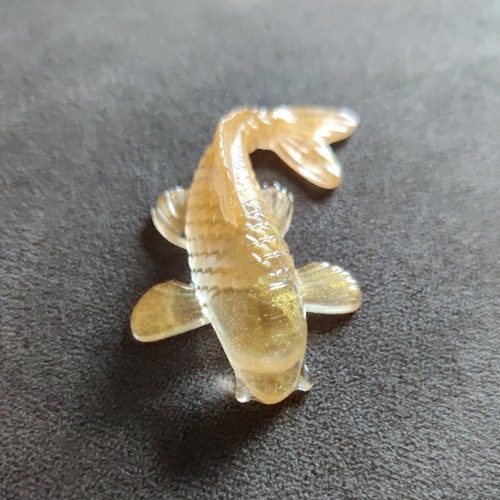 Homemade resin small koi fish - resin,