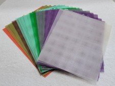 20 PIECES OF PLASTIC CANVAS 7