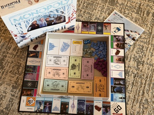 Disney frozen monopoly board - frozen,