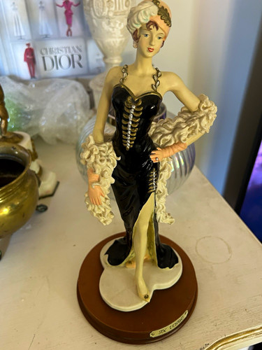Ceramic fashion lady - ceramic, figurine