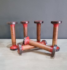 6 Antique Vintage Painted