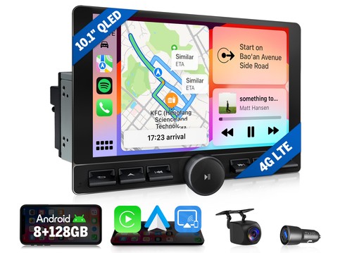 Din car stereo radio - stereo, 10.1"