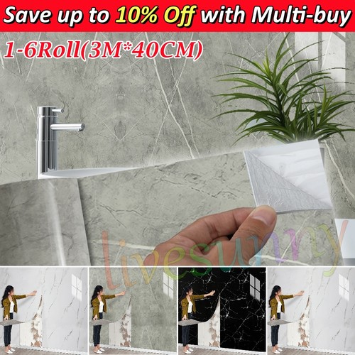 Thick marble wallpaper - 6x,