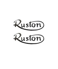 Ruston logo Vinyl decal