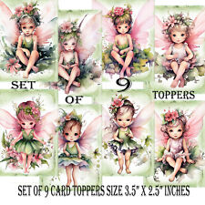 Card Toppers Set Of 9 Cute