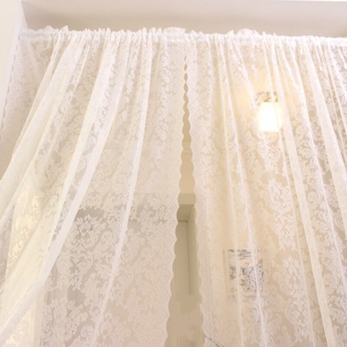 Lace embroidery curtains panel - lace,