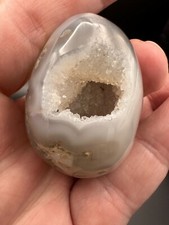 Crystal Egg Blue Agate Natural