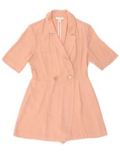 TOPSHOP Womens Playsuit UK 10 Small  Pink Polyester CG13