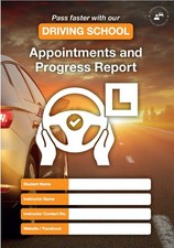 Driving Lessons Progress book