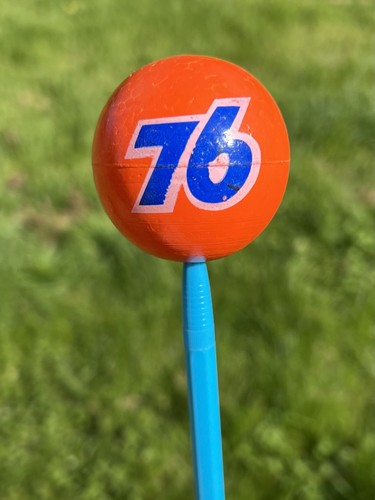 Union orange ball antenna - orange,