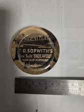 Vintage T O Sopwith Yacht  Advertising Paperweight