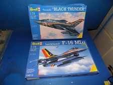 1/72 Revell Model Kits: 04631 Tornado Black Thunder & 04612 F-16 MLu