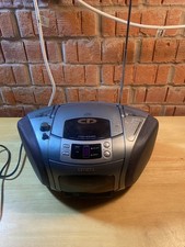 Aiwa CSD-ES155 3 Band Radio Cassette Recorder Compact Disc Stereo Boombox Tested