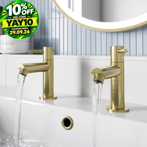 Basin sink pillar tap - sink, pair