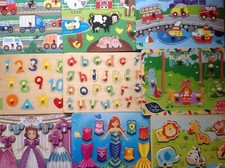 Wooden Jigsaw Puzzle Most With Easy Inset Grip Pieces For Pre School Children.