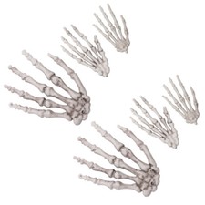3 Pairs Plastic Hands bones