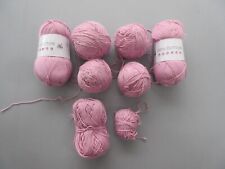 Cygnet blush pink 3275 dk knitting crochet wool yarn 485g part used 100% cotton