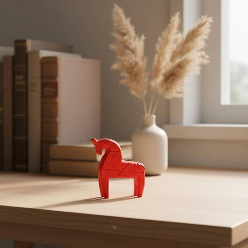 Pieces nordic wooden horse - nordic,