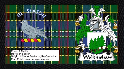 Walkinshaw scottish clan - walkinshaw,
