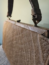 Umtali Leather Handbag 1950s