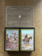 HOYLE COWBOYS & INDIANS PLAYING CARDS - 2 x 52 CARDS - FREE UK POSTAGE!!