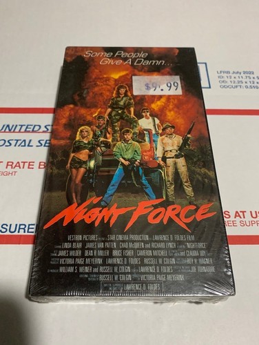 Night force vhs - vhs, sealed