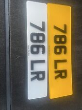 ￼￼A VERY RARE 786LR  PRIVATE  NUMBER PLATE FOR SALE  ON RETENTION CERTIFICATE