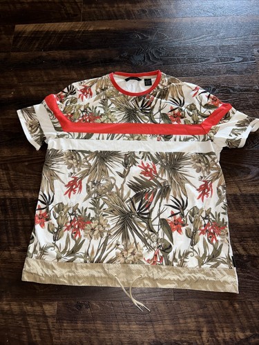 Sean john floral print shirt - floral, t-shirt