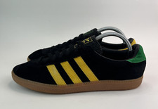 Adidas Padiham Mens Trainers Black Wonder Glow Green Gum Sneakers Shoes UK 8.5