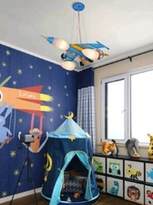 Rocket Aircraft Kids Room