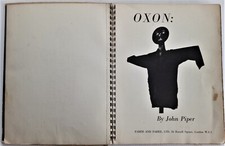 Oxon Shell Guide John Piper 1938 1st