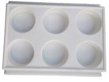 Childrens Paint & Water Pot Holder Sturdy Deep Palette SECONDS Slight Damage