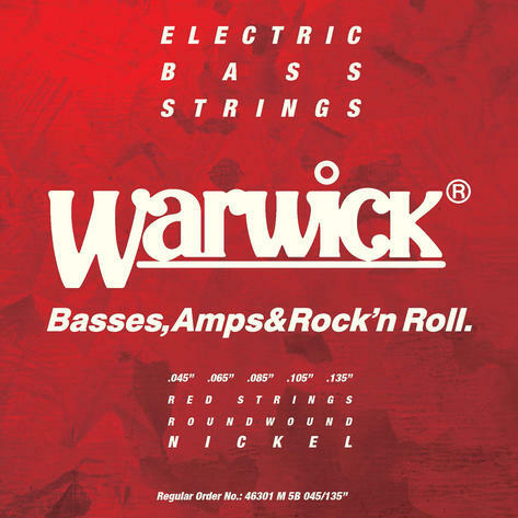 Warwick red strings - warwick, bass
