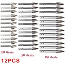 12Pcs 100/120/150gr Archery