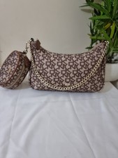 DKNY Light Brown Beige handbag Bag with Purse
