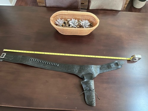 Leather holster cowboy - leather, action