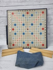 Vintage Scrabble 1953 Wooden Tile Version South Africa - Complete. PS