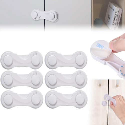 Pcs plastic cupboard locks - 6,