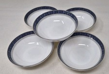 Set of 5 x Royal Doulton Sherbrooke Fruit Bowls/Dishes 5 ¼"