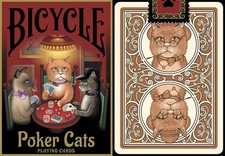 Bicycle Poker Cats V2 Playing