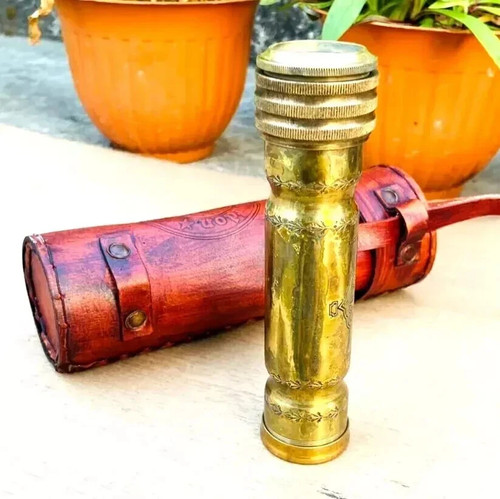 Handmade brass kaleidoscope - handmade,