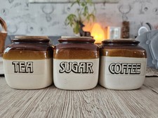 Vintage Pottery Brown Beige