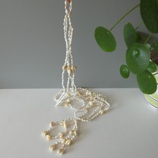 Vintage Cowrie Shell Plant Pot