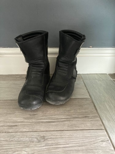 Sympatex leather biker boots - leather,