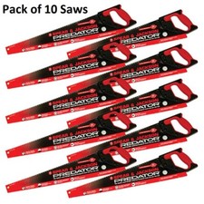 Box of 10 x Spear & Jackson B9822 Predator 22"/550mm Universal Wood Hand Saws